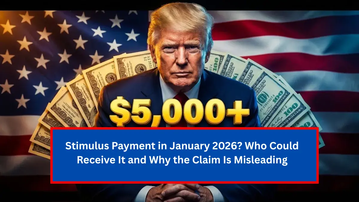 $5,108 Stimulus Payment in January 2026? Who Could Receive It and Why the Claim Is Misleading