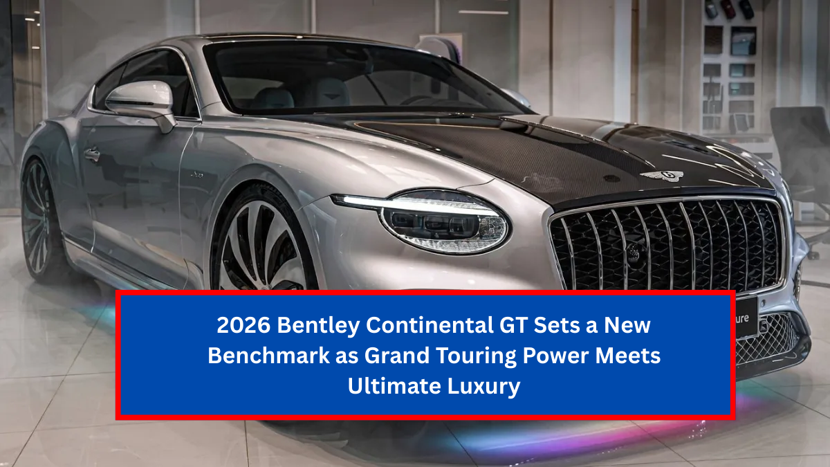 2026 Bentley Continental GT Sets a New Benchmark