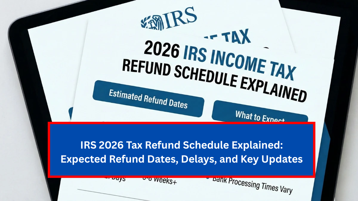 IRS 2026 Tax Refund Schedule Explained