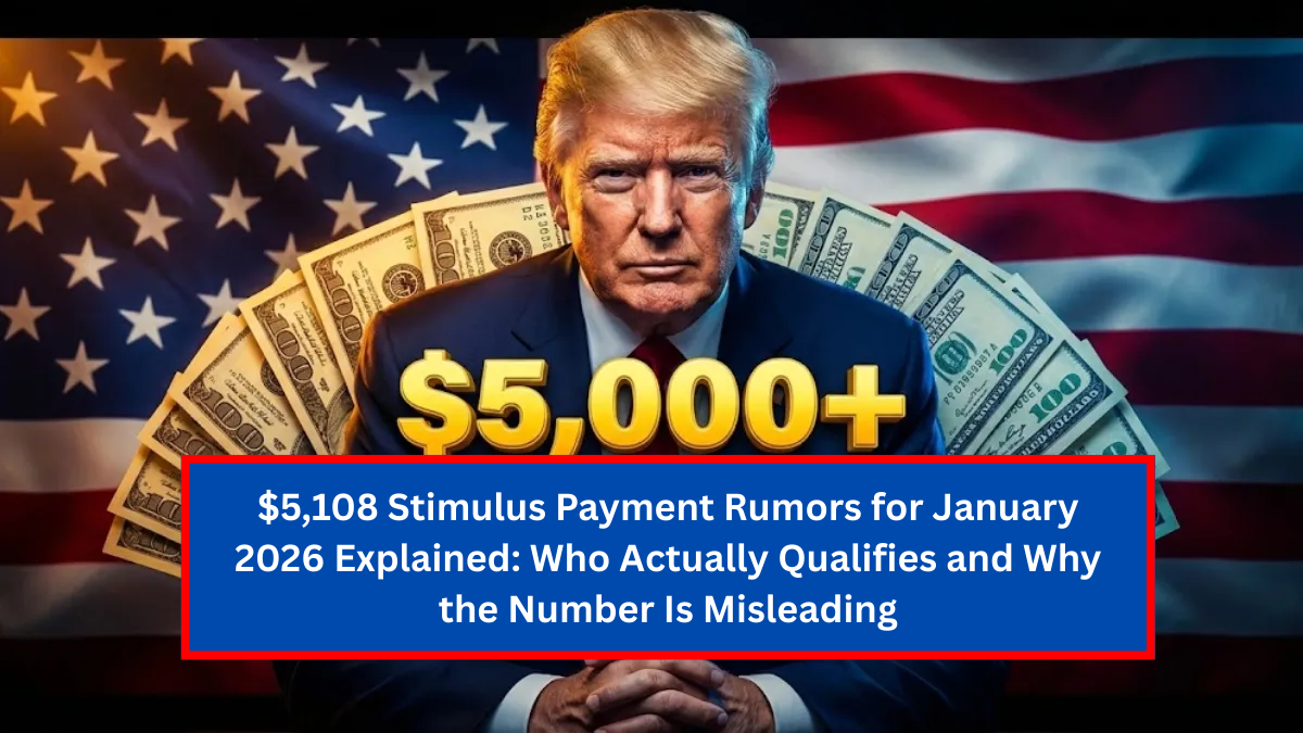 $5,108 Stimulus Payment Rumors for January 2026 Explained: Who Actually Qualifies and Why the Number Is Misleading