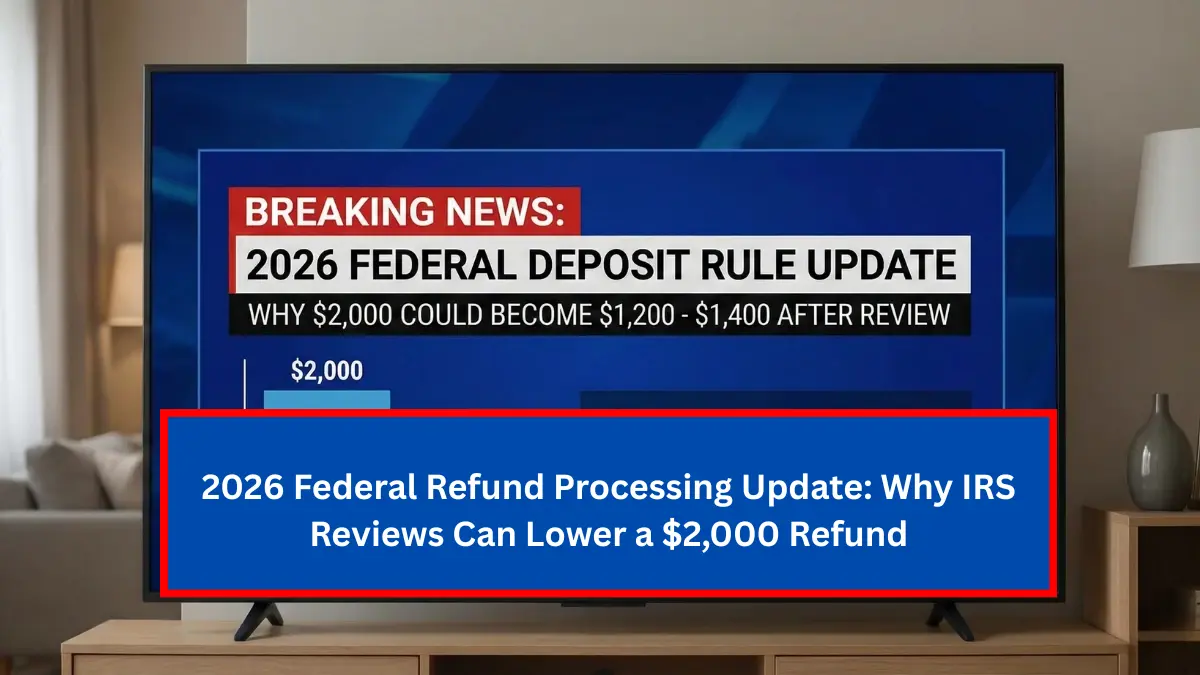 2026 Federal Refund Processing Update